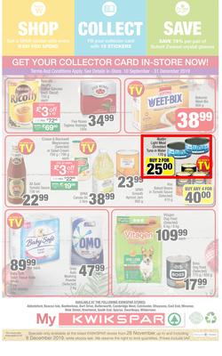 KWIK SPAR Eastern Cape : My KwikSpar (26 Nov - 8 Dec 2019) Only available at selected Eastern Cape Stores, page 4