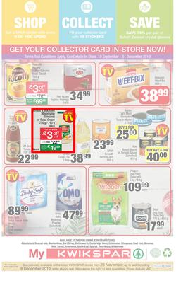 KWIK SPAR Eastern Cape : My KwikSpar (26 Nov - 8 Dec 2019) Only available at selected Eastern Cape Stores, page 4