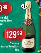 Simongsig Kaapse Vonkel Brut-750ml