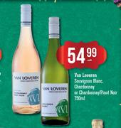 Van Loveren Sauvignon Blanc, Chardonnay Or Chardonnay/ Pinot Noir-750ml Each