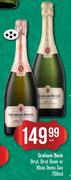 Graham Beck Brut, Brut Rose Or Bliss Demi Sec-750ml Each
