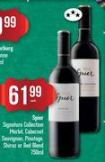 Spier Signature Collection Merlot, Cabernet Sauvignon, Pinotage, Shiraz Or Red Blend-750ml Each