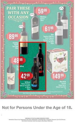 KWIK SPAR Eastern Cape : My KwikSpar (26 Nov - 8 Dec 2019) Only available at selected Eastern Cape Stores, page 8