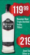 Russian Bear Triple Distilled Vodka-750ml