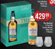 The Glenlivet 12 Year Old Scotch Whisky-750ml Per Pack & 2 Glasses