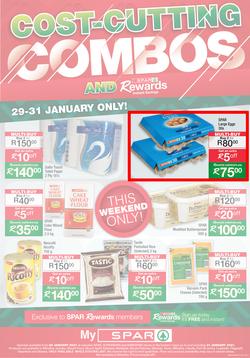 SPAR EASTERN CAPE : Cost-Cutting Combos (29 January - 31 January 2021), page 1