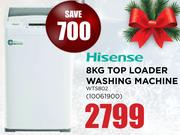Hisense 8Kg Top Loader Washing Machine WTS802