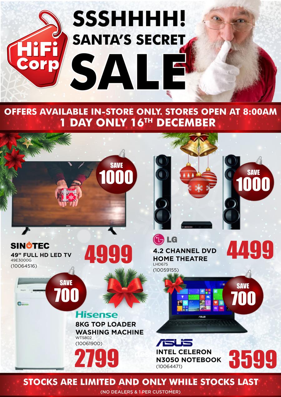 HiFi Corp : Santa's Secret Sale