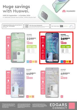 Edgars Connect : Huge Savings With Huawei (20 September - 06 October 2024), page 1