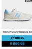 Women's New Balance 500 Beige/Blue Sneaker