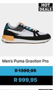 Men's Puma Graviton Pro Black/White/Grey Sneaker