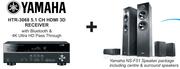 Yamaha HTR-3068 5.1 CH HDMI 3D Receiver+ Yamaha NS-F51 Speaker Package