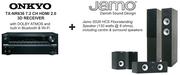Onkyo TX-NR636 7.2 CH HDMI 2.0 3D Receiver+ Jamo S526 HCS Floorstanding Speaker