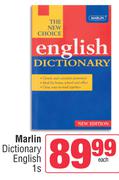 Marlin Dictionary English-1s