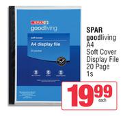 Spar Good Living A4 Soft Cover Display File 20 Page-1s