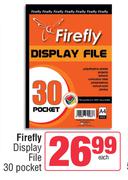 Firefly Display File 30 Pocket