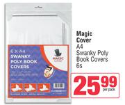 Magic Cover A4 Swanky Poly Book Covers-6s Per Pack