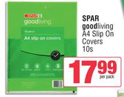 Spar Good Living A4 Slip On Covers-10s Per Pack