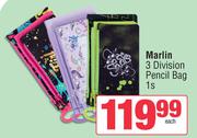 Marlin 3 Division Pencil Bag-1s Each