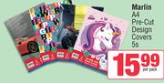 Marlin A4 Pre Cut Design Covers-5s Per Pack