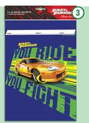 Fast & Furious A4 Book Jackets-5s Per Pack