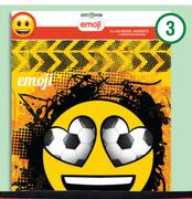 Emoji A4 Book Jackets Soccer-5s Per Pack