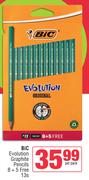 Bic Evolution Graphite Pencils 8 + 5 Free-13s Per Pack