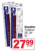 Staedtler Tradition 2B, 2H-2s Per Pack