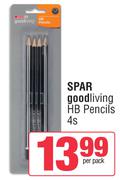 Spar Good Living HB Pencils-4s Per Pack