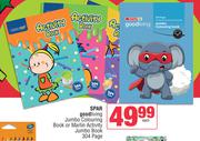 Spar Good Living Jumbo Colouring Book Or Marlin Activity Jumbo Book 304 Page-Each