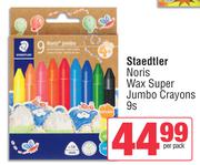 Staedtler Noris Wax Super Jumbo Crayons-9s Per Pack