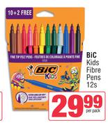 Bic Kids Fibre Pens-12s Per Pack