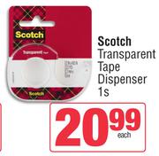 Scotch Transparent Tape Dispenser-1s