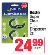 Bostik Super Clear Tape Dispenser-2s Per Pack