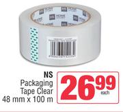 NS Packaging Tape Clear 48mm x 100m
