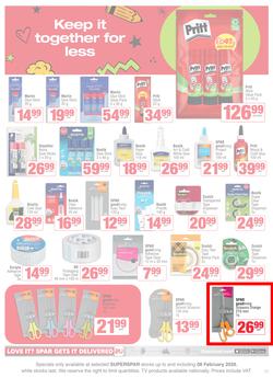 SUPERSPAR : Back to School (29 December 2025 - 08 February 2026), page 11