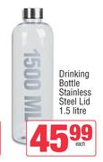 Drinking Bottle Stainless Steel Lid-1.5L