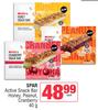Spar Active Snack Bar (Honey, Peanut, Cranberry)-40g Each