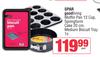 Spar Goodliving Muffin Pan 12 Cup, Springform Cake 20cm, Medium Buscuit Tray-Each