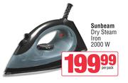 Sunbeam 2000W Dry Steam Iron-Per Pack