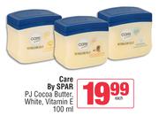 Care By Spar PJ Cocoa Butter, White, Vitamin E-100ml Each