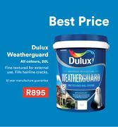 Dulux Weatherguard (All Colours)-20L