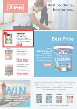 Shaves Paint & Decor : Best Products, Best Prices (18 June - 15 August 2021), page 1