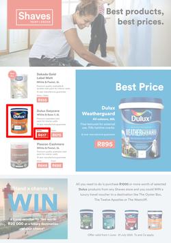 Shaves Paint & Decor : Best Products, Best Prices (18 June - 15 August 2021), page 1