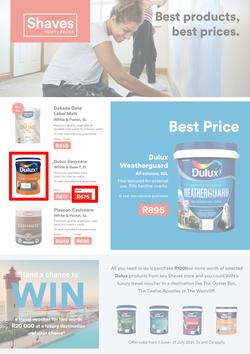 Shaves Paint & Decor : Best Products, Best Prices (18 June - 15 August 2021), page 1