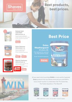 Shaves Paint & Decor : Best Products, Best Prices (18 June - 15 August 2021), page 1