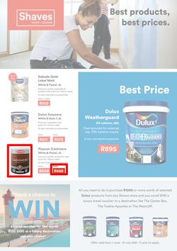 Shaves Paint & Decor : Best Products, Best Prices (18 June - 15 August 2021), page 1