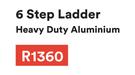 6 Step Ladder (Heavy Duty Aluminium)   
