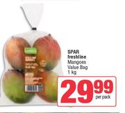 Spar Freshline Mangoes Value Bag-1Kg Per Pack