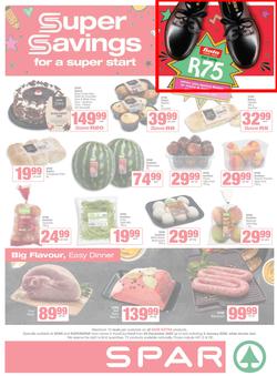 SPAR & SUPERSPAR KwaZulu-Natal Town : Super Savings (29 December 2025 - 04 January 2026), page 1
